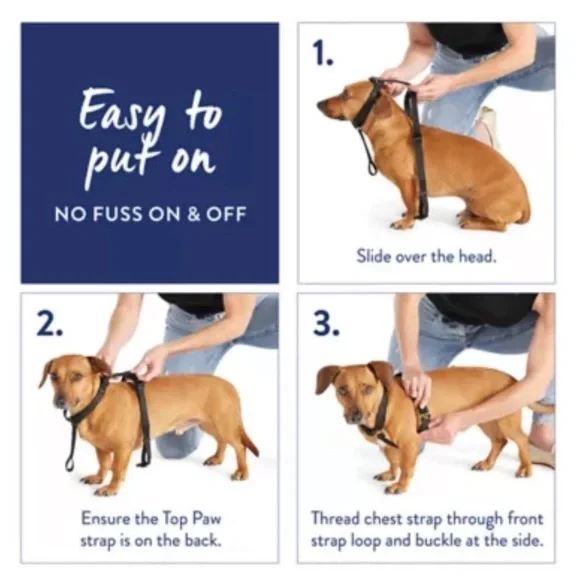 Top Paw Extra-Small Pink Dog Harness - Picture 6 of 7